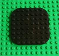 Lego Part 65140 Black 8x8 Round With Rounded Corners Pack Of 1