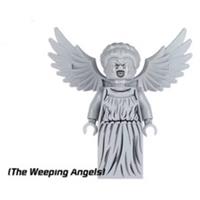 Custom LEGO Weeping Angel Minifigure Doctor Who Statue Winged Figure