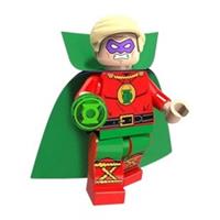 Custom LEGO DC Green Lantern Alan Scott Minifigure Classic Hero With Cape