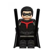 Custom LEGO DC Robin Minifigure Batman Red Robin Nightwing Cape Figure