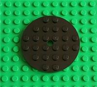 Lego Part 11213 Black 6x6 Plate With Hole Pack Of 1