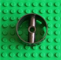 Lego Part 41531 Pearl Dark Grey Cylinder 4 x 4 Pin Holes & Center Bar Pack Of 1