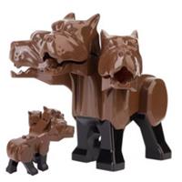 Custom LEGO Cerberus Three Headed Dog Minifigure Mythical Monster Figure