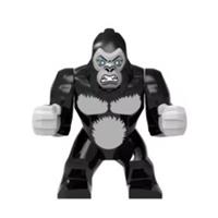 Custom LEGO Gorilla BigFig Minifigure Black Ape Monster Figure