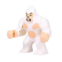 Custom LEGO White Gorilla BigFig Minifigure Snow Ape Monster Figure