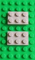 Lego Part 3021 Light Bluish Grey 2x3 Plate Pack Of 2