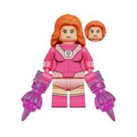 Custom LEGO Invincible Atom Eve Minifigure Pink Superhero Energy Blasts