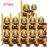 Custom LEGO Game of Thrones Lannister Knights Army 11pcs Minifigure Set