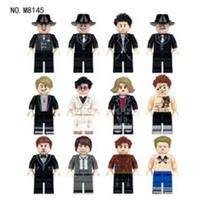 Custom LEGO Gangster Minifigures Bundle Mafia Mob Boss Criminal Set x12pcs