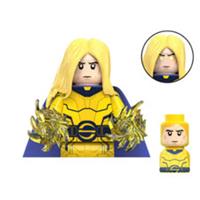 Custom LEGO Sentry Minifigure Marvel Thunderbolts Yellow Cape Figure
