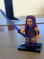 Custom LEGO X-Men Psylocke Minifigure Marvel Purple Sword Figure