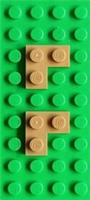 Lego Part 2420 Dark Tan 2x2 Corner Plate Pack Of 2