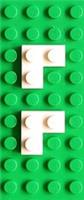 Lego Part 2420 White 2x2 Corner Plate Pack Of 2