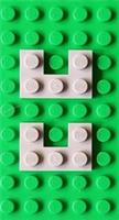 Lego Part 73831 Light Bluish Grey Modified 2x3 Plate With 1x1 Cutout Pack Of 2