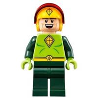 Custom LEGO Kite Man Minifigure DC Batman Villain Green Figure