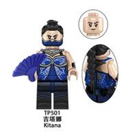 Custom LEGO Kitana Minifigure Mortal Kombat 2 Game Figure