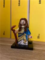 Custom LEGO Jesus Minifigure Bible Religious Figure With Staff