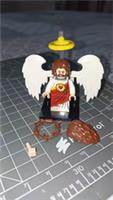 Custom LEGO Jesus Angel Minifigure Religious Bible Figure Wings Halo