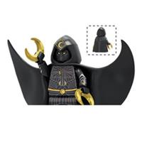 Custom LEGO Moon Knight Black Gold Minifigure Marvel Figure Cape