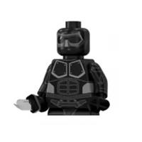 Custom LEGO Black Noir Minifigure The Boys Superhero Knife Figure New