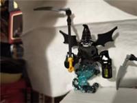 Custom LEGO Skeleton Witch Ghost Minifigure Scythe Lantern Halloween