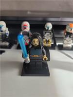 Custom LEGO Star Wars Barriss Offee Jedi Minifigure Blue Lightsaber Cape