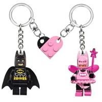 Exclusive Pink Fairy Batman Lego Keychain for Couple Valentine's Day Gift 2026