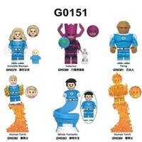 Custom LEGO Fantastic Four 6 Minifigure Set Galactus Thing Human Torch Marvel