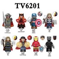 Custom LEGO Marvel Avengers 8 Minifigure Set Thor Iron Man Wanda Black Panther