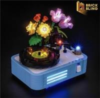 BrickBling LED Light for LEGO Record Player with Flowers 31172（Standard）