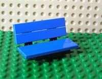 Custom LEGO Park Bench Garden Seat Black Frame Choose from 10 Seat Colours