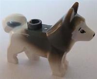 LEGO NEW Minifigure HUSKY Dog - (Artic Animal 60036) - 16606pb001