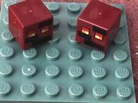 2 x LEGO MINECRAFT MAGMA CUBES FROM SET 21139
