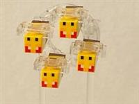 LEGO MINECRAFT 4 ANGRY BEES FROM SET 21165 (ULTRA RARE)