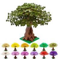 BNWOB 104pcs Large Tree Plants Leaves Building Block Accessories Custom FitsLego