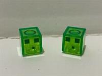 2 x LEGO MINECRAFT SLIME CUBES FROM SET 21137