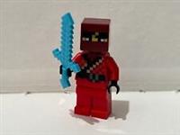 LEGO MINECRAFT KAI + DIAMOND SWORD FROM SET 21160 (min077)
