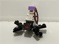 LEGO MINECRAFT SPIDER & SKELETON (SPIDER JOCKEY) FROM SET 21179
