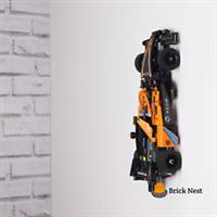 Vertical Wall Display Mount for Lego Mclaren Formula E (42169)