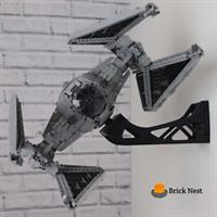 Lego Horizontal Display Wall Mount For UCS TIE Interceptor 75382