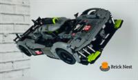 Lego Horizontal Display Wall Mount For Peugeot 9X8 Le Mans Hybrid Hypercar 42156