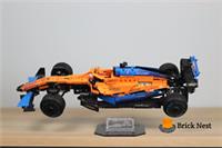 Acrylic Display Stand for Lego Mclaren F1 42141 with Black Base Plate
