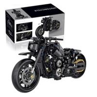 586Pcs Classic Motorbike Building Model Blocks Harley Davidson