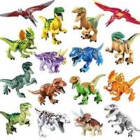 16PC X Dinos fit Jurassic World Lego Dinosaur Tyrannosaurus TRex Park Raptor