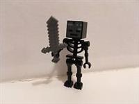 LEGO MINECRAFT WITHER SKELETON FROM SET 21126 (min025)