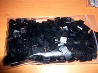 LEGO BLACK TILE 1X1 PART NUMBER 3070 (PACK OF 25)
