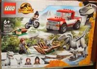 LEGO JURASSIC WORLD DOMINION - BLUE & BETA VELOCIRAPTOR CAPTURE - NEW/UNOPENED