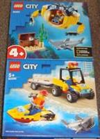 LEGO CITY - BEACH RESCUE ATV & OCEAN MINI SUBMARINE SET -NEW/UNOPENED/BOXED