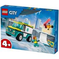 LEGO City Emergency Ambulance and Snowboarder 60403 NEW 2024