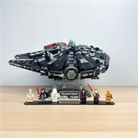 Acrylic Display Stand with Black Base Plate for LEGO Dark Falcon 75389